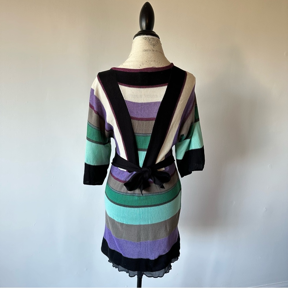 Missoni V-Neck Zig Zag Knit Dress 42 Medium - Picture 4 of 16